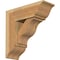 Ekena Millwork Funston Traditional Rough Sawn Bracket w/ Offset Brace, Western Red Cedar, 8"W x 22"D x 22"H BKT0806X22X22FST01RWR - alternate 1